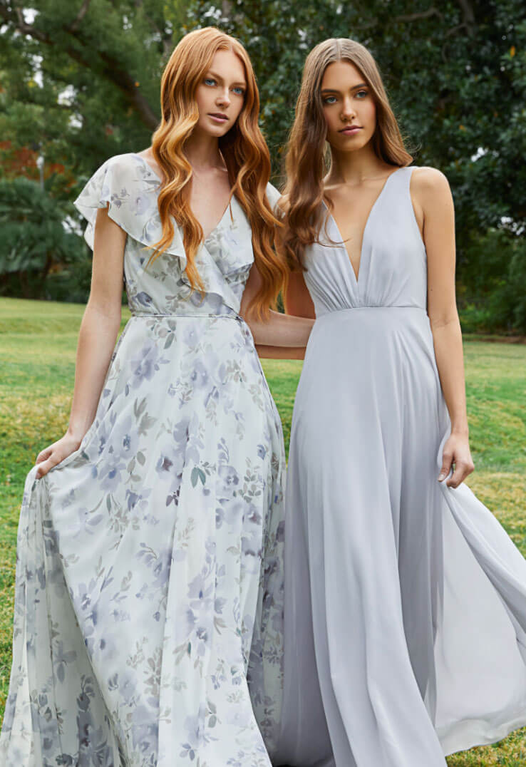 Photo of Models wearing bridesmaids collection dresses