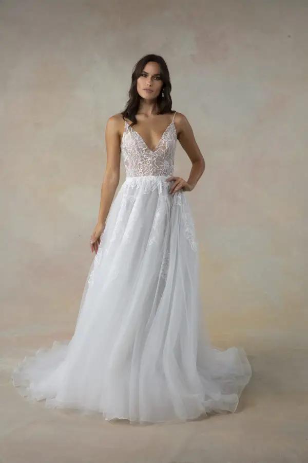 Soft A-Line Gowns for Your Summer Wedding Image