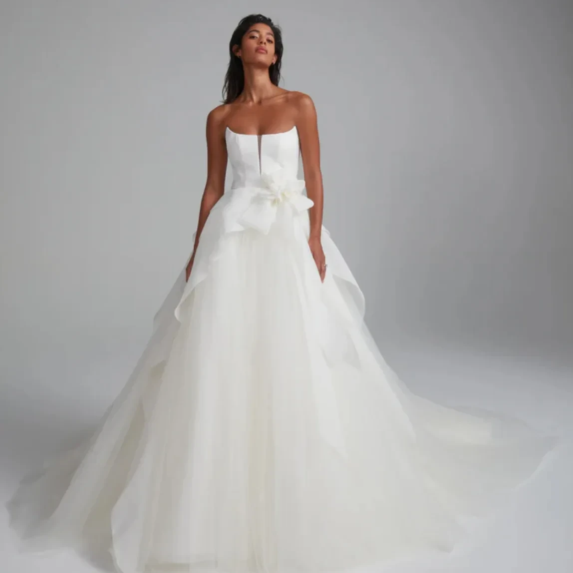 Photo of Model wearing a bridal gown by Amsale