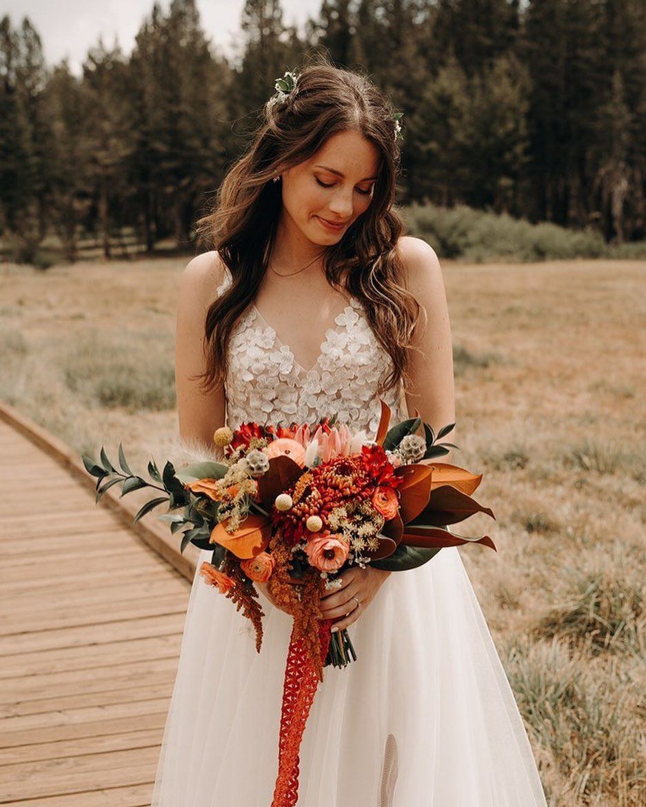 Сouple wearing a white gown