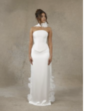 Tara Lauren Clio bustier & Renzo skirt #1 Ivory thumbnail