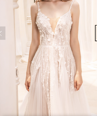 Dany Tabet Blanche Unlined Top/Lined Skirt #0 default Ivory/Nude thumbnail