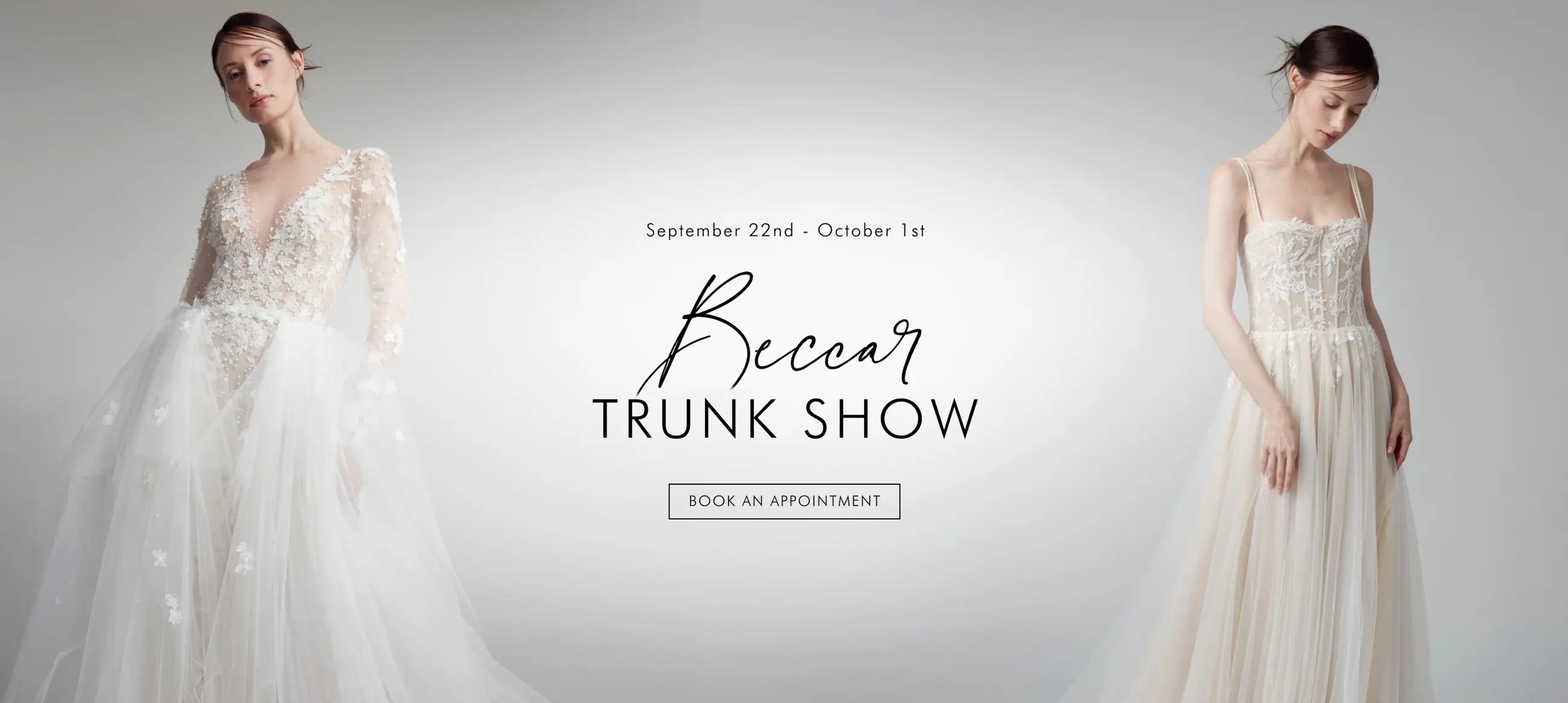 Beccar Trunk Show Banner Desktop