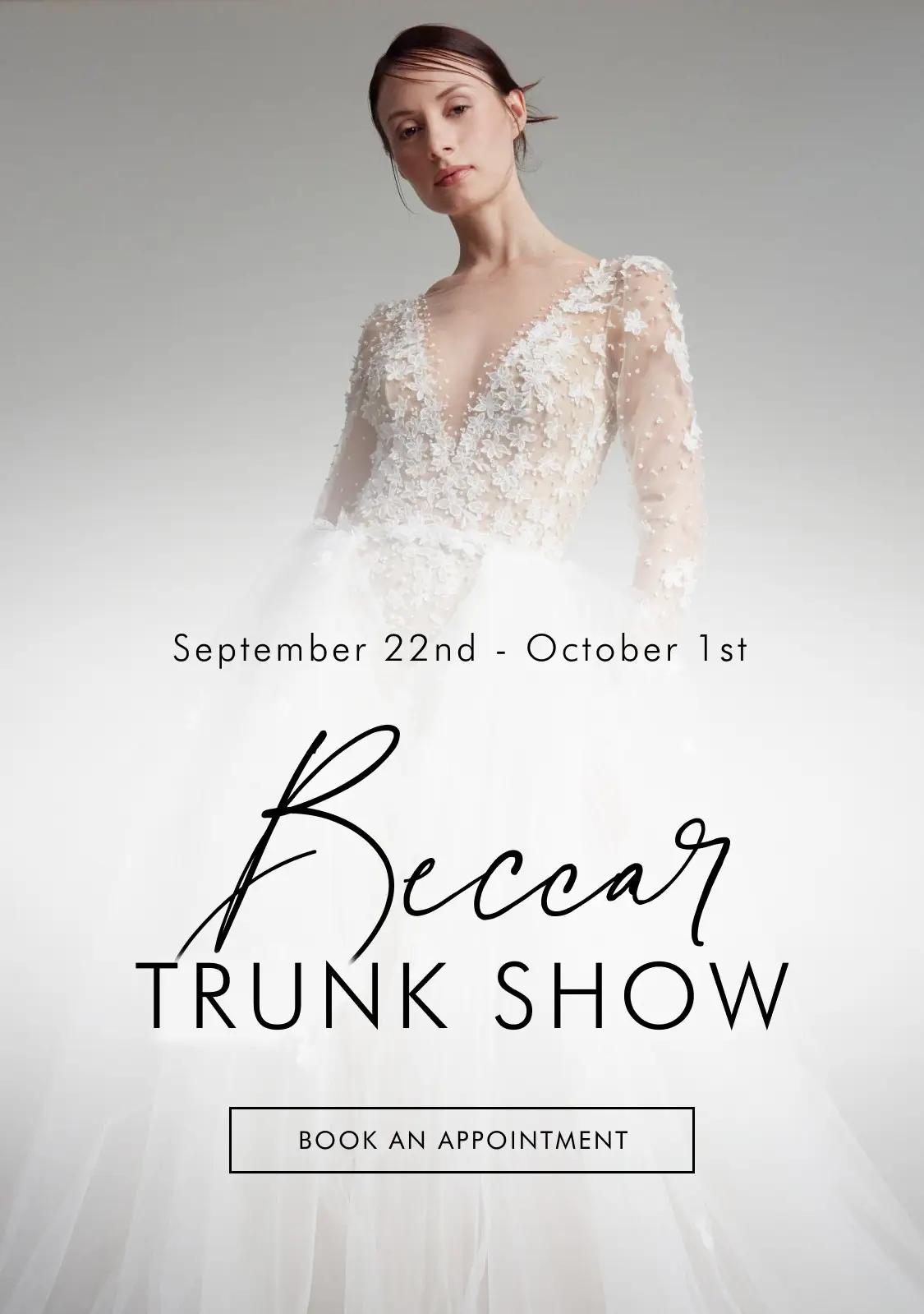 Beccar Trunk Show Banner Mobile