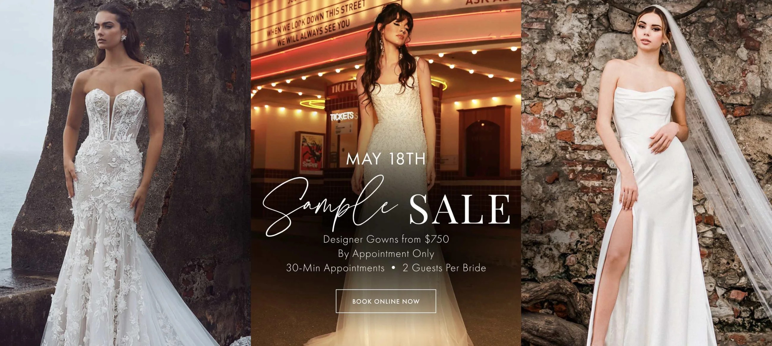 may 18th 2025 sample sale banner