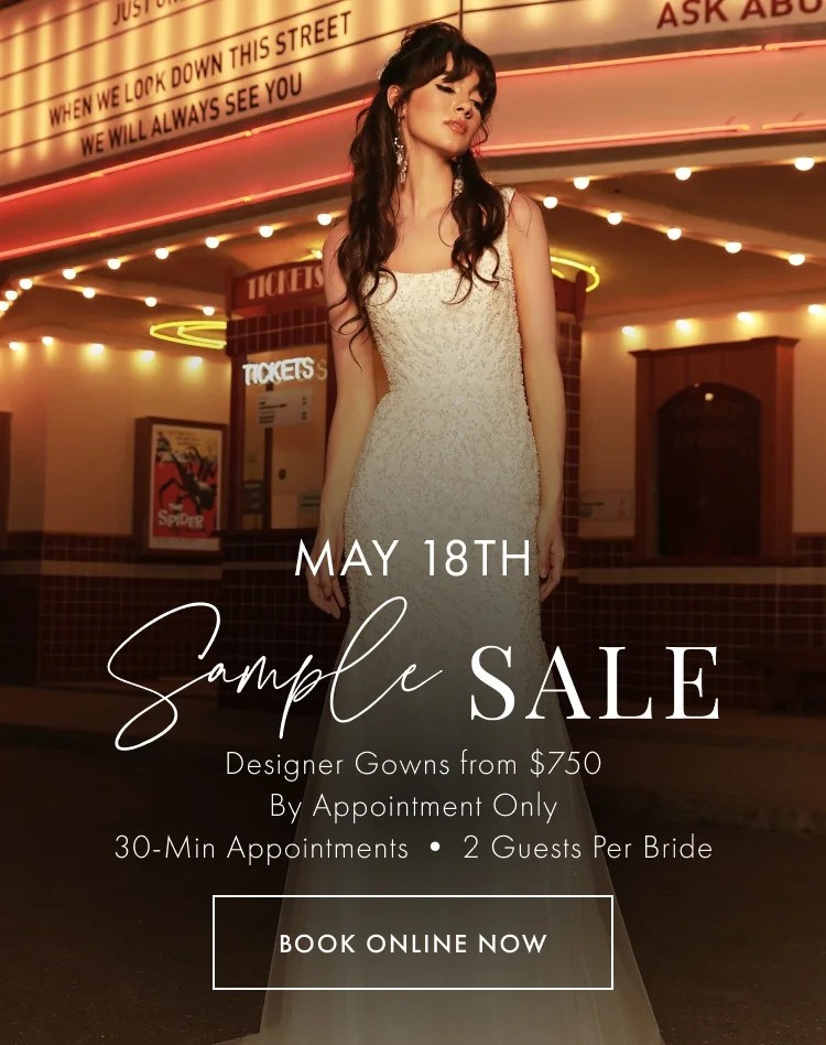 may 18th 2025 sample sale banner