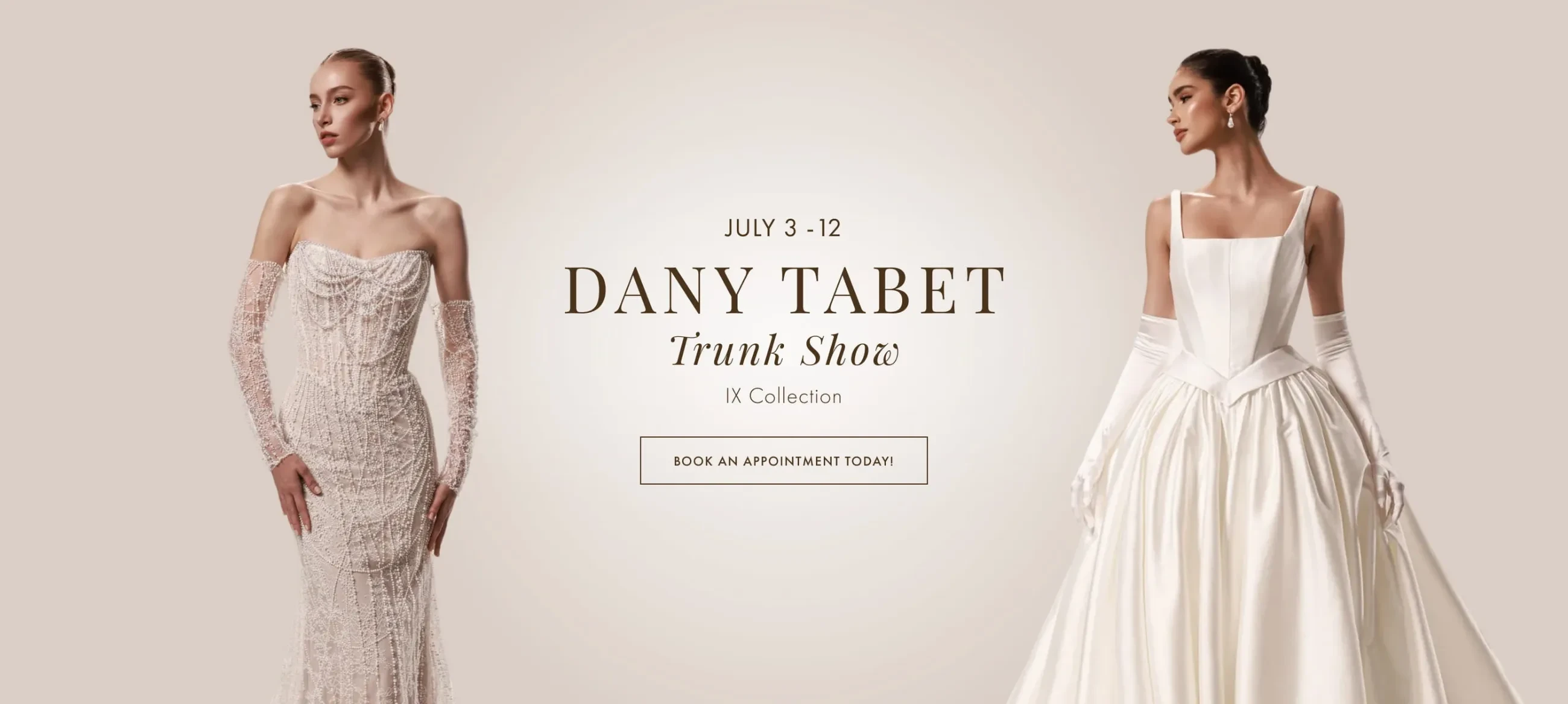 dany tabet trunk show july 2026