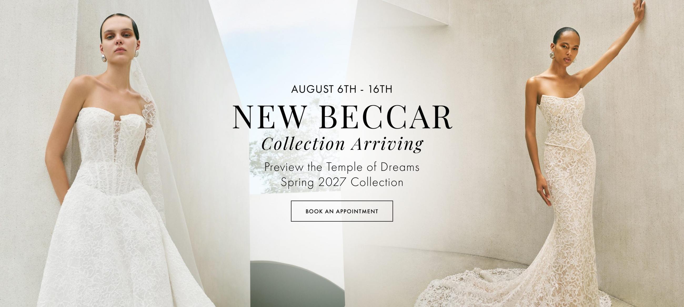 new beccar 2027 trunk show banner 2026